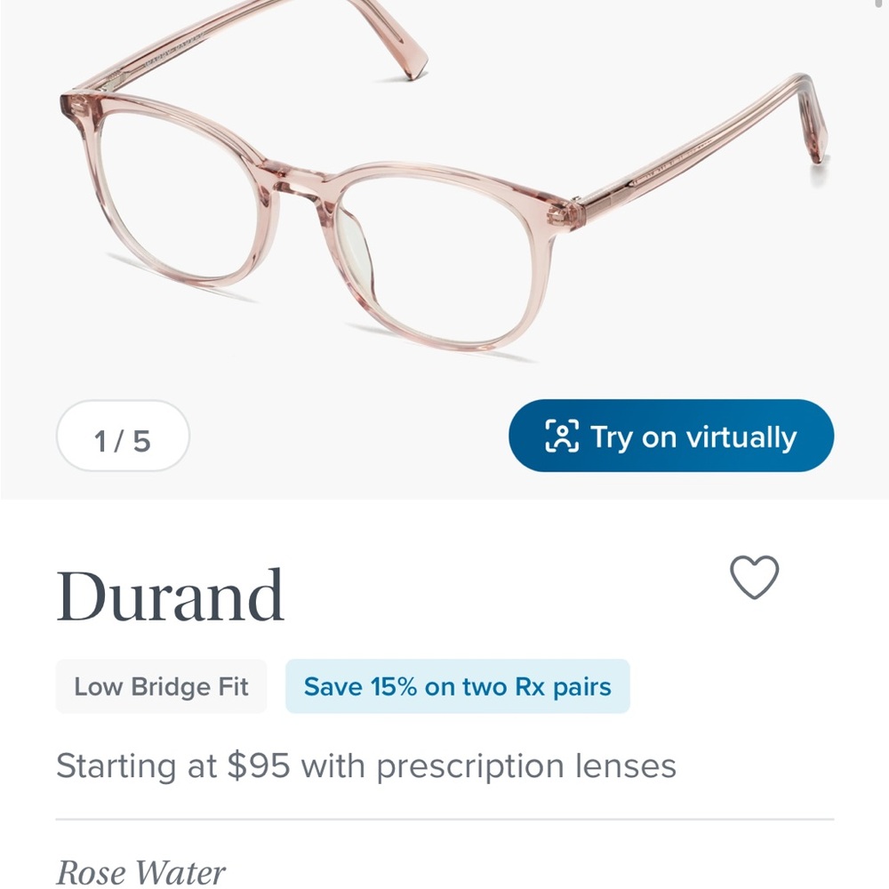Warby Parker Durand